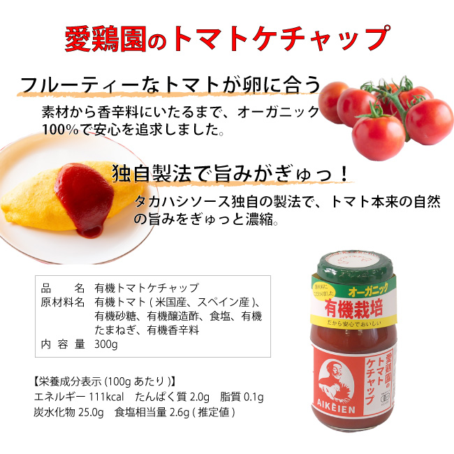 オムレツセット（招福たまごＳサイズ5０個＋トマトケチャップ２本） 送料無料　養鶏農場の産直通販ショップ 愛たまご